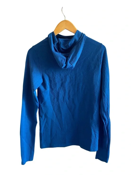 ATHLETA Flurry Scuba Hoodie Blue - Picture 6 of 9